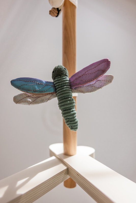 Lot de 3 petits jeux d'éveil Fleur, Cygne, Libellule Sebra libellule