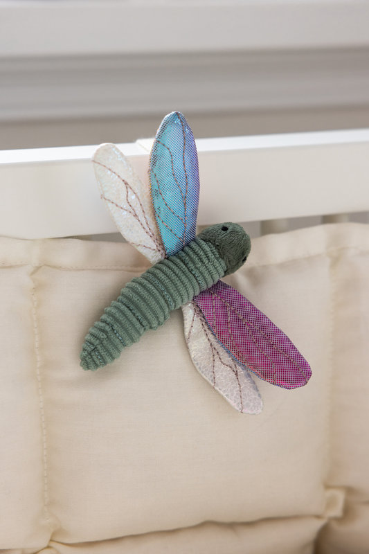 Lot de 3 petits jeux d'éveil Fleur, Cygne, Libellule Sebra libellule posée