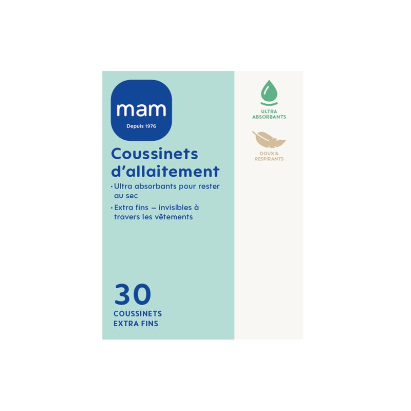 Lot de 30 Coussinets d'allaitement Mam packaging