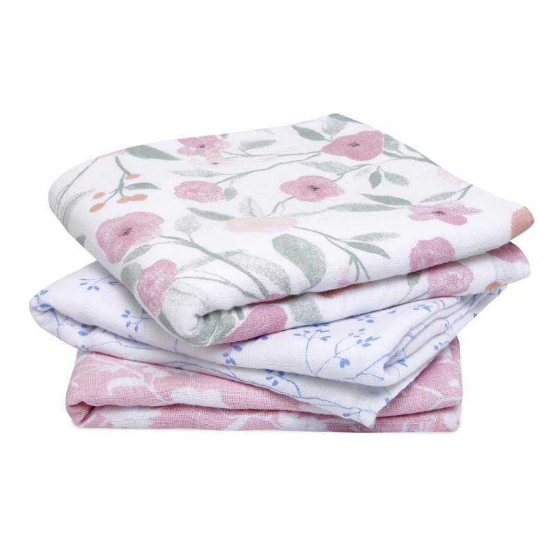 Lot de 3 langes Cotton Muslin 70 x 70 cm Ma Fleur Aden + Anais Produit
