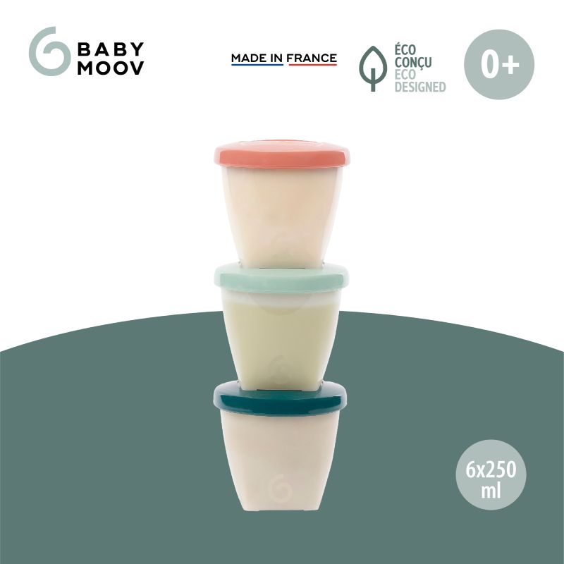 Lot de 6 bols biosourcés 250 ml de Babymoov