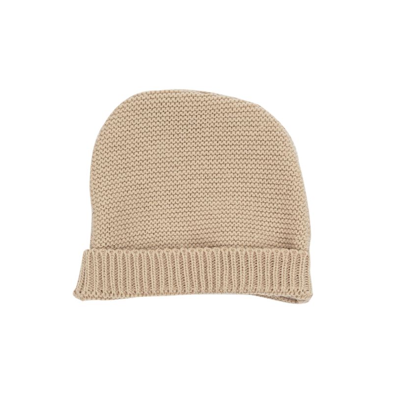 Lot Brassiere Bonnet Chausson Point Mousse Caramel 3kg7 bonnet