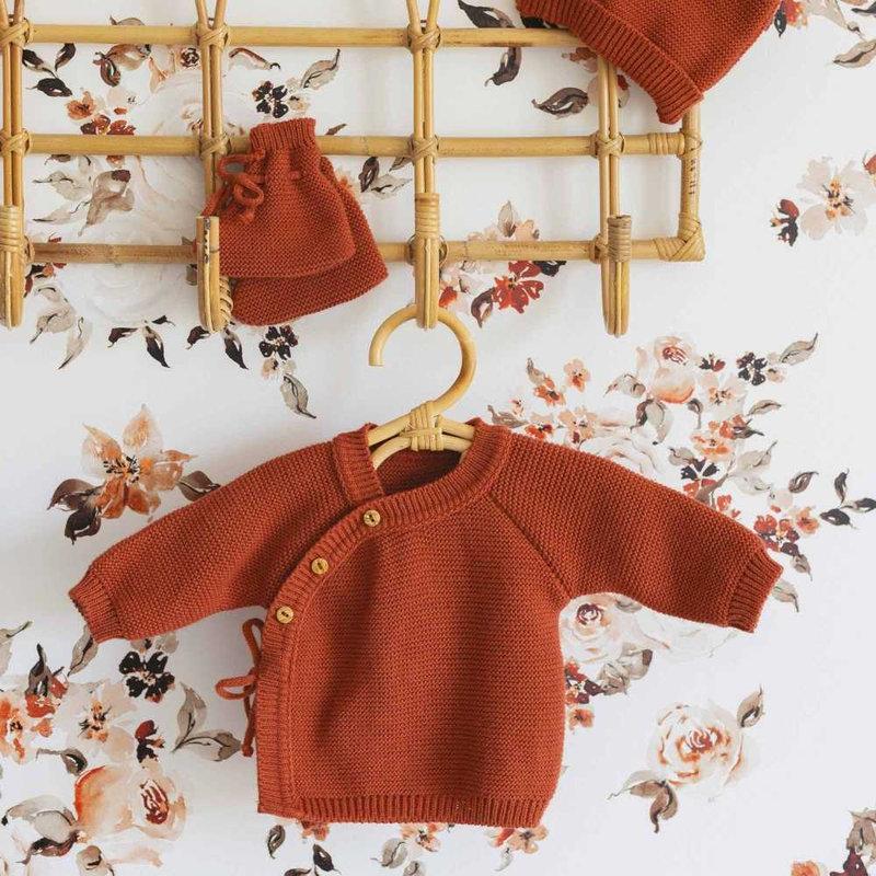Lot Brassiere Bonnet Chausson Terracotta Trois Kilos sept lifestyle