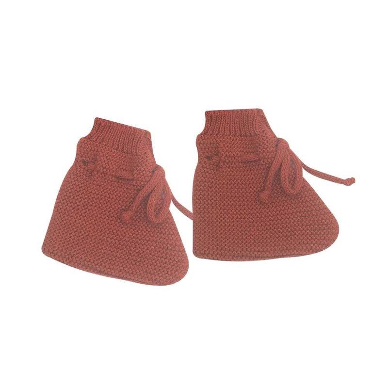 Lot Brassiere Bonnet Chausson Terracotta Trois Kilos sept chaussons