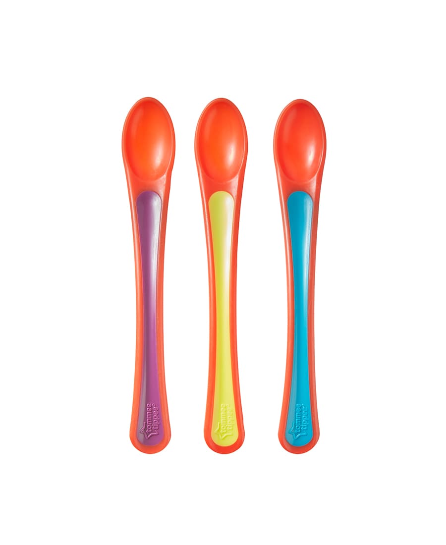 Lot de 3 cuillères de sevrage thermosensibles 4m+ Tommee Tippee
