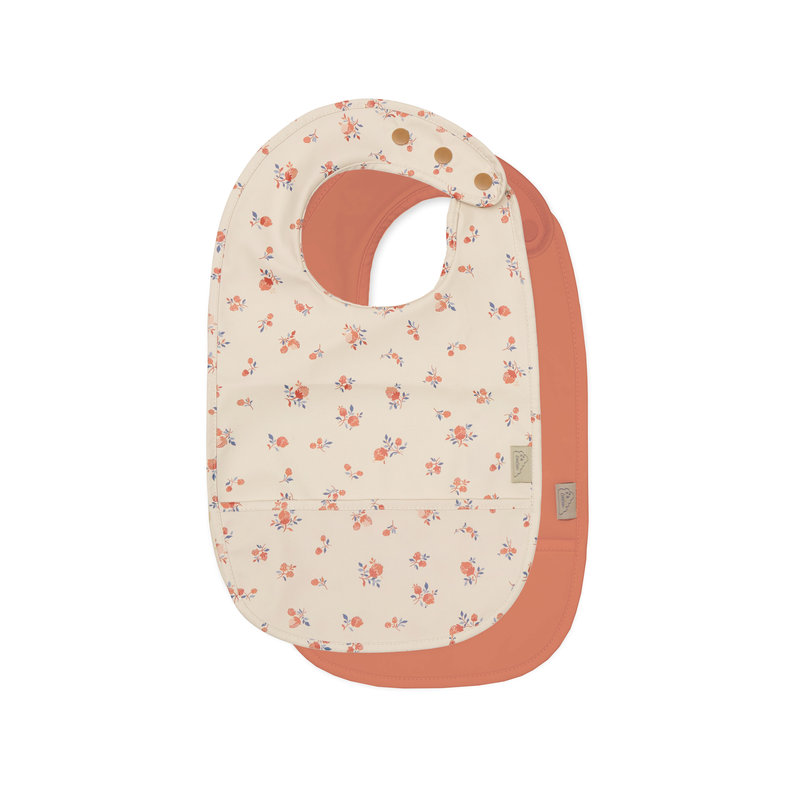 Lot de 2 bavoirs avec poche Cam Cam berries