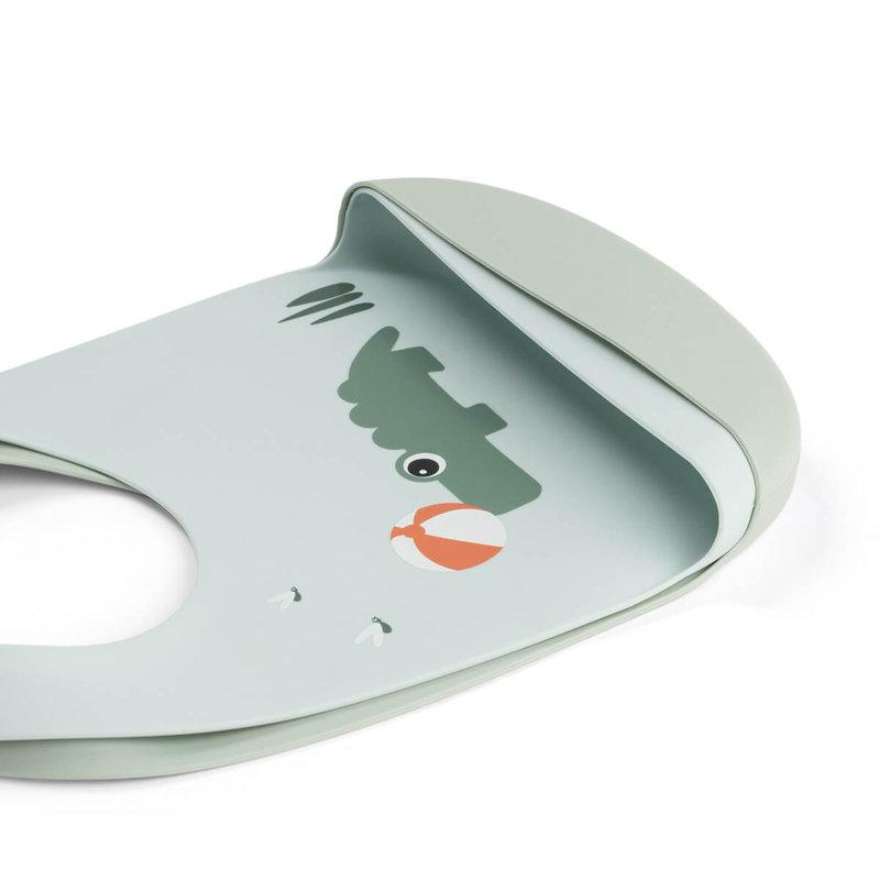 Lot de 2 bavoirs en silicone Playground Multicolore récupérateur