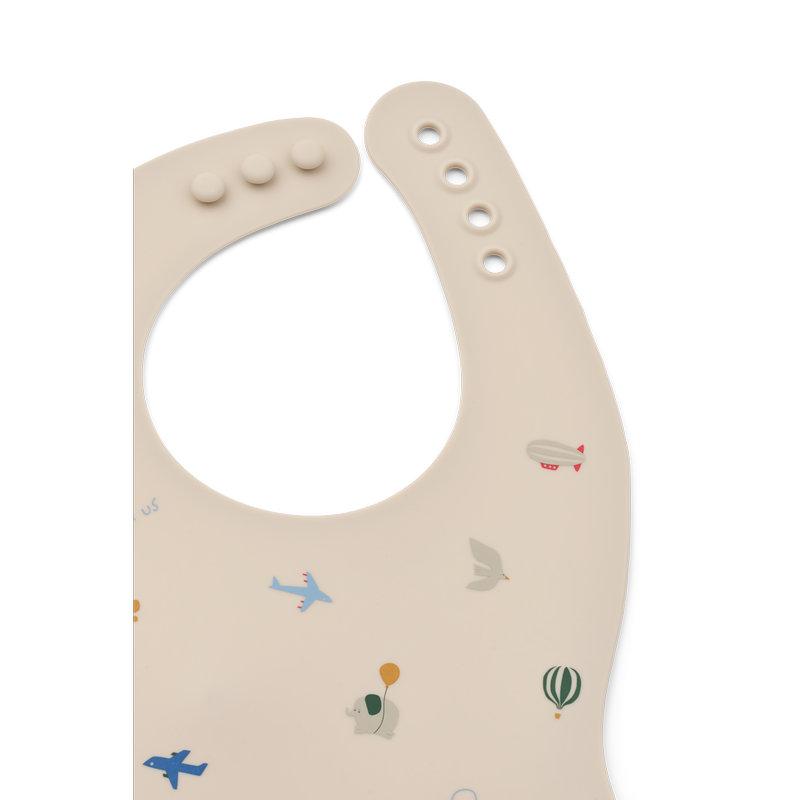 Lot de 2 bavoirs imprimés Ember  Flying / Sandy Liewood produit 3