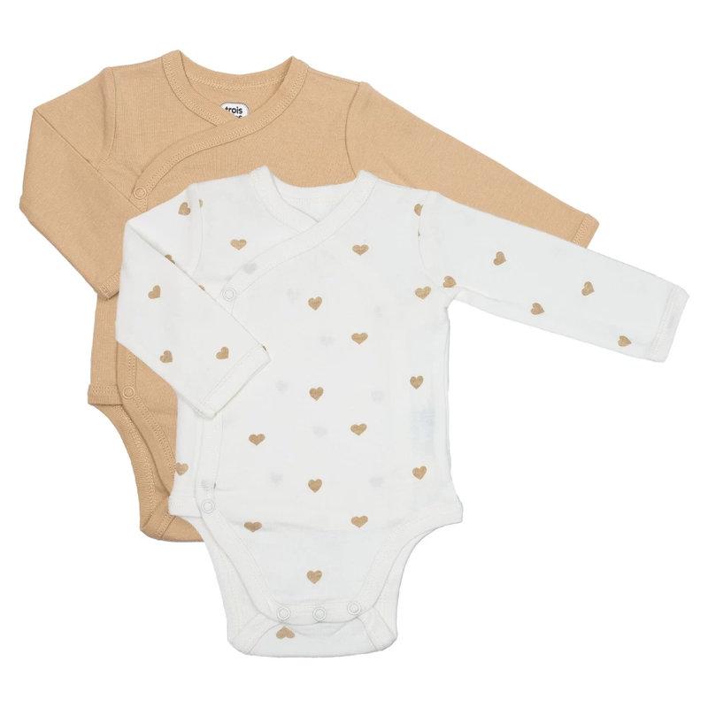 Lot de 2 Body Coeurs Trois Kilos Sept le lot