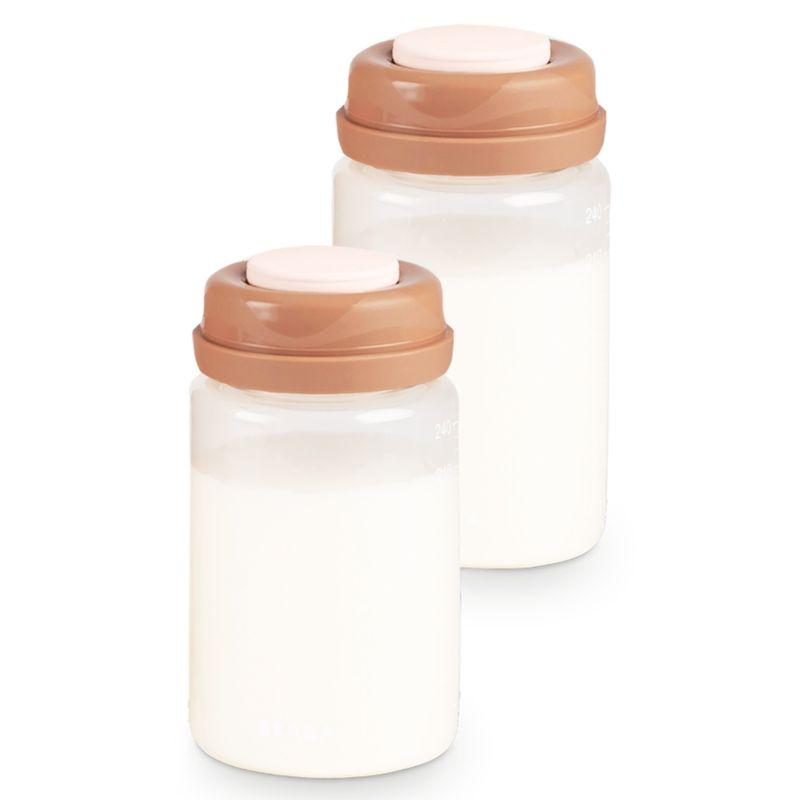 Lot de 2 Bouteilles de conservation lait maternel pour refroidisseur de lait BEABA produit