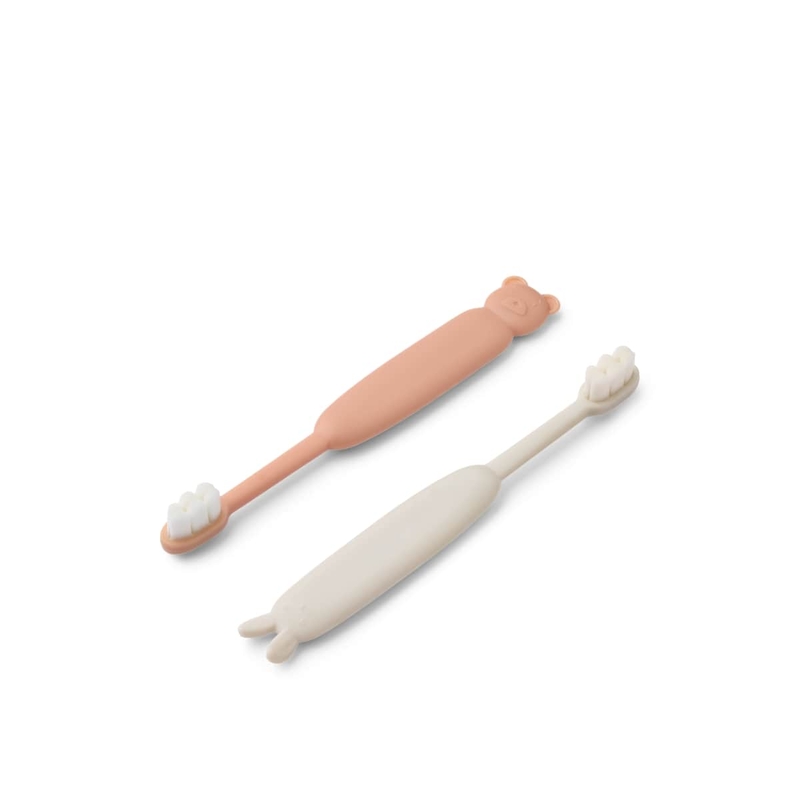 Lot de 2 brosses à dents classic Fabio Pale tuscany / Sandy LIEWOOD face