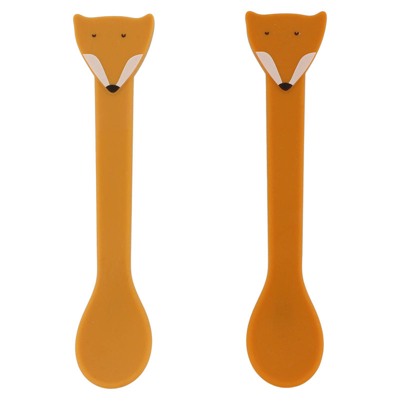 Lot de 2 cuillères en silicone Mr. Fox Trixie produits 