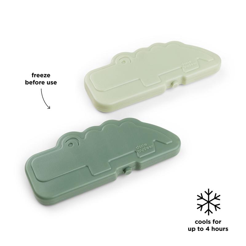 Lot de 2 Pains de glace Croco Vert DONE BY DEER caractéristiques