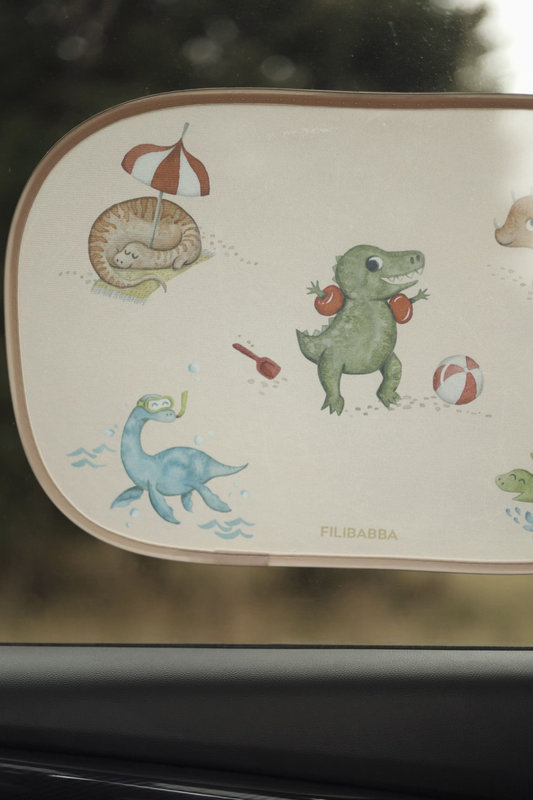 Lot de 2 pare-soleil pour voiture - Dino Beach Filibabba lifestyle 2