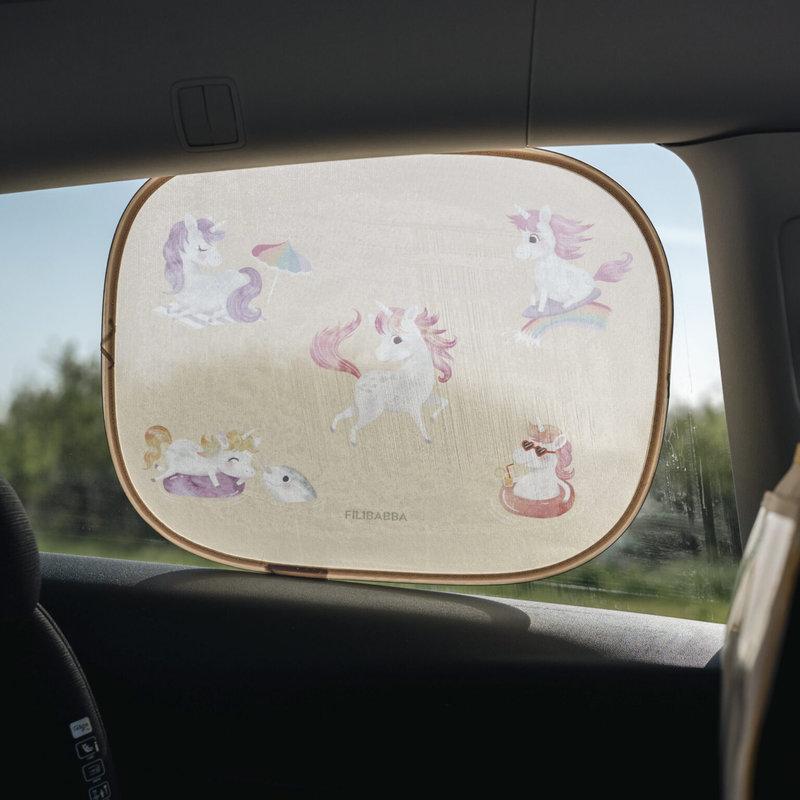 Lot de 2 pare-soleil pour voiture La plage des licornes FILIBABBA lifestyle 1