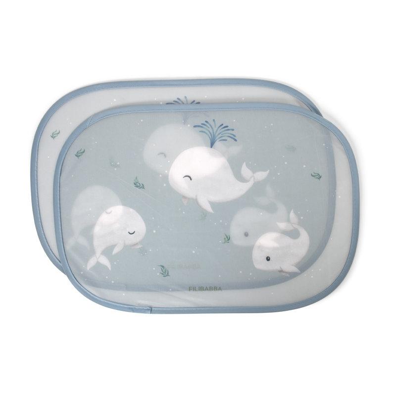 Lot de 2 pare-soleil pour voiture Les contes de Christian la Baleine FILIBABBA produit