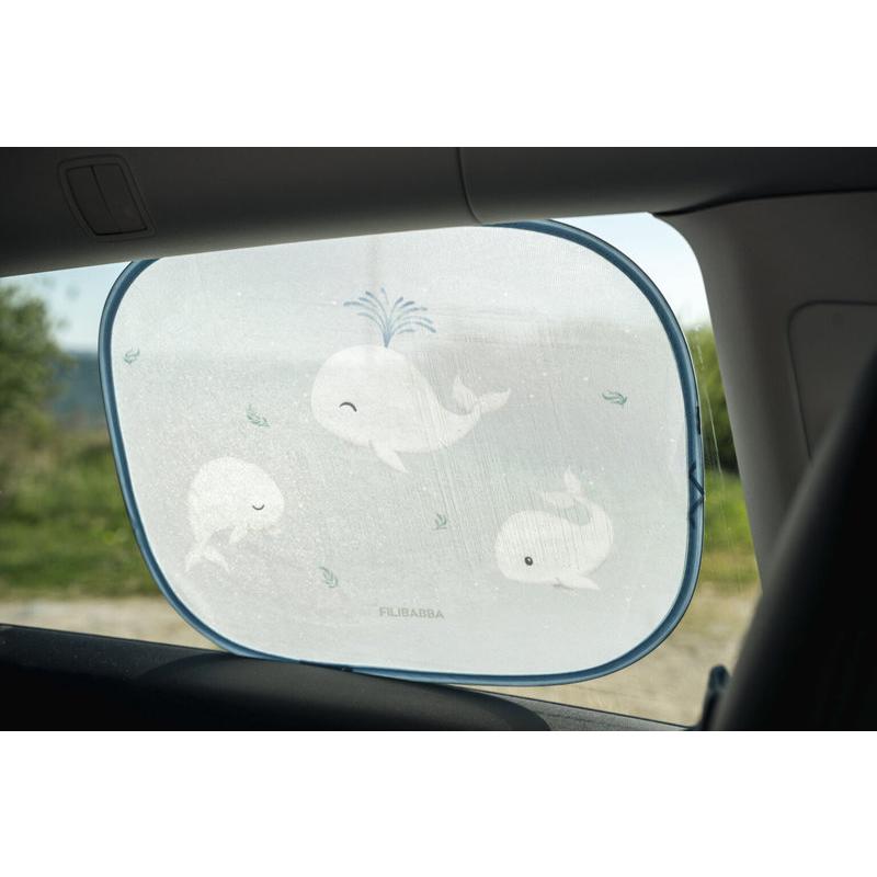 Lot de 2 pare-soleil pour voiture Les contes de Christian la Baleine FILIBABBA lifestyle 2