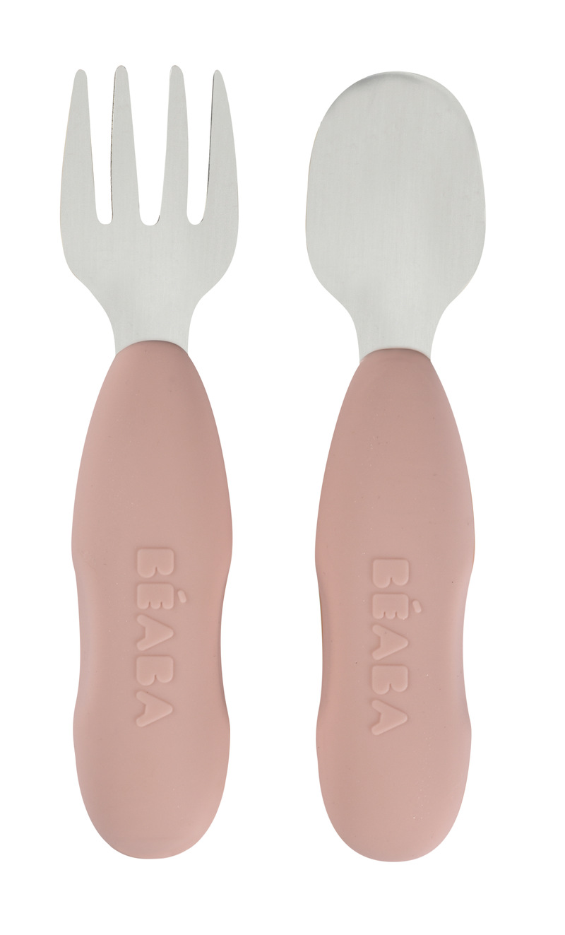 Lot de 2 pré-couverts inox  produit de face