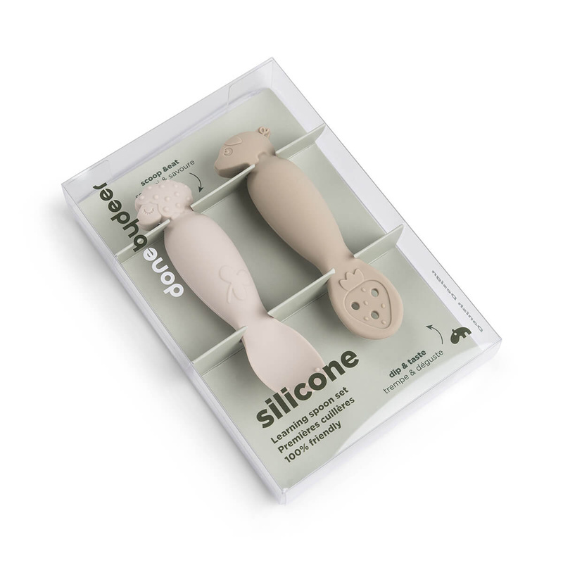 Lot de 2 Premières cuillères Tiny farm Sable done By Deer packaging