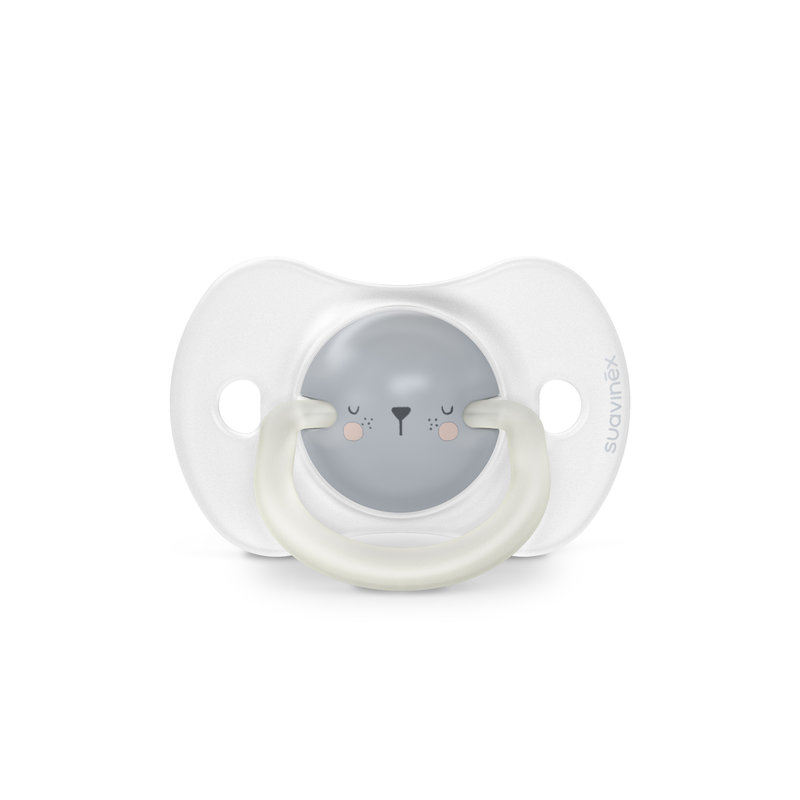 Lot De 2 Sucettes Symetrique Sx Pro Night&Day 0/6m  Suavinex Ours sucette 2