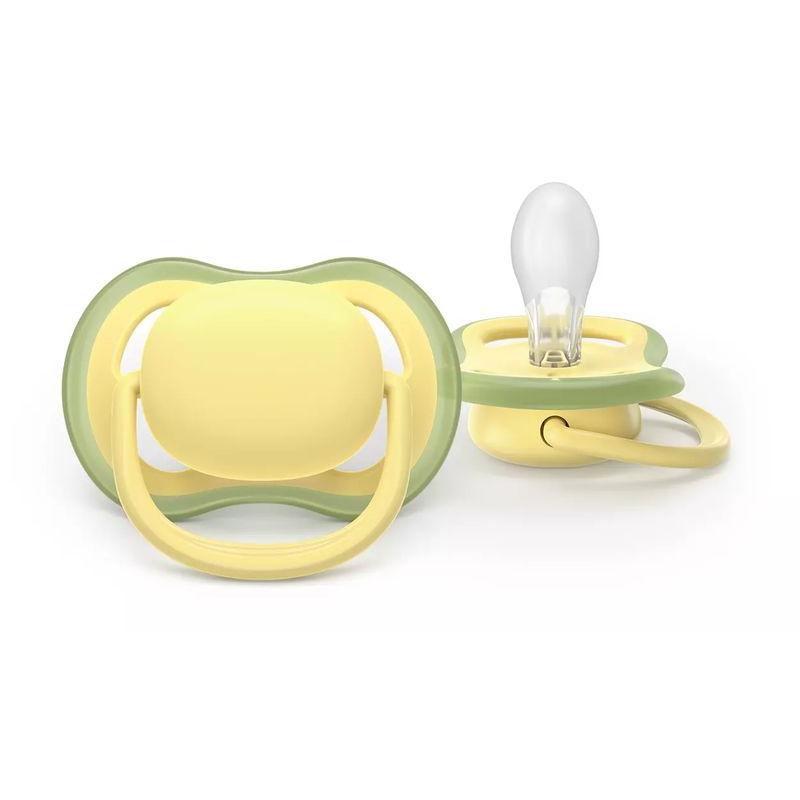 Lot de 2 Sucettes Ultra Air Jour & Nuit 18M+ Nature PHILIPS AVENT classique