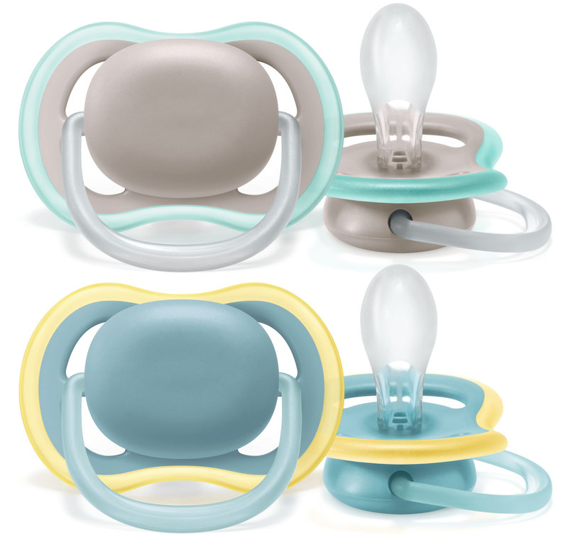 Lot de 2 Sucettes Ultra Air Neutre 18M+ Phillips Avent lot 