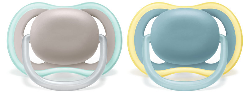 Lot de 2 Sucettes Ultra Air Neutre 18M+ Phillips Avent lot 2