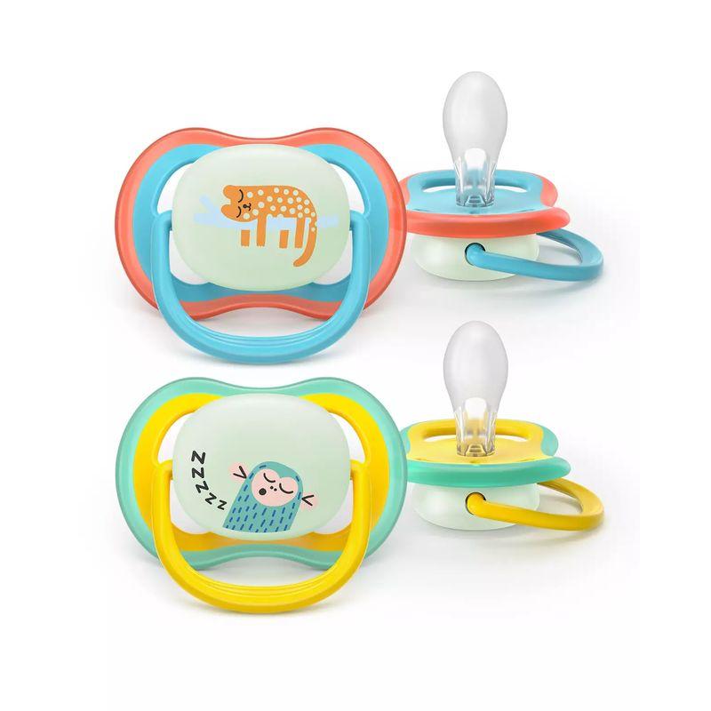 Lot de 2 Sucettes Ultra Air Nuit 18M+  Boy PHILIPS AVENT produit