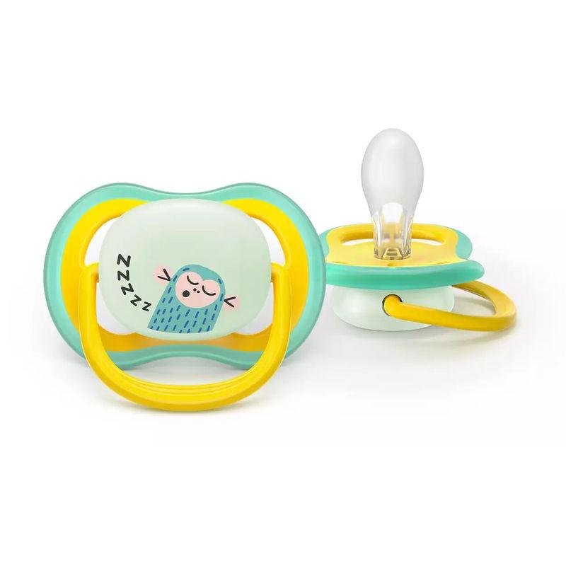 Lot de 2 Sucettes Ultra Air Nuit 18M+  Boy PHILIPS AVENT coloris 1