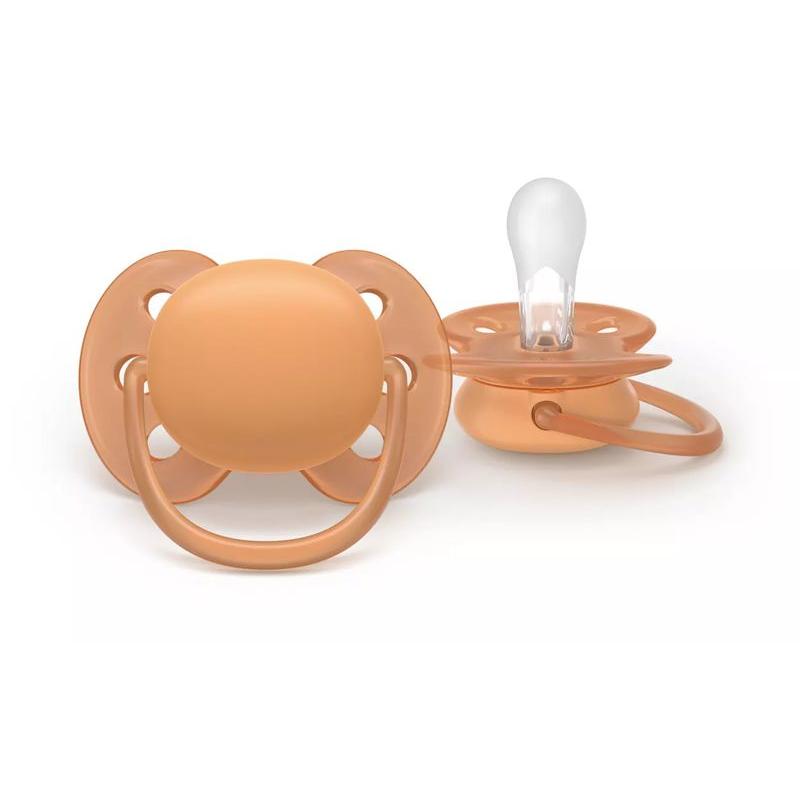 Lot de 2 Sucettes Ultra Soft Jour 18M+ Uni PHILIPS AVENT coloris 1
