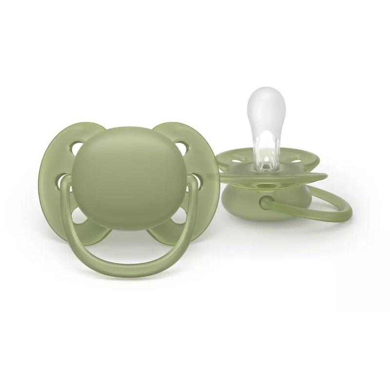 Lot de 2 Sucettes Ultra Soft Jour 18M+ Uni PHILIPS AVENT coloris 2