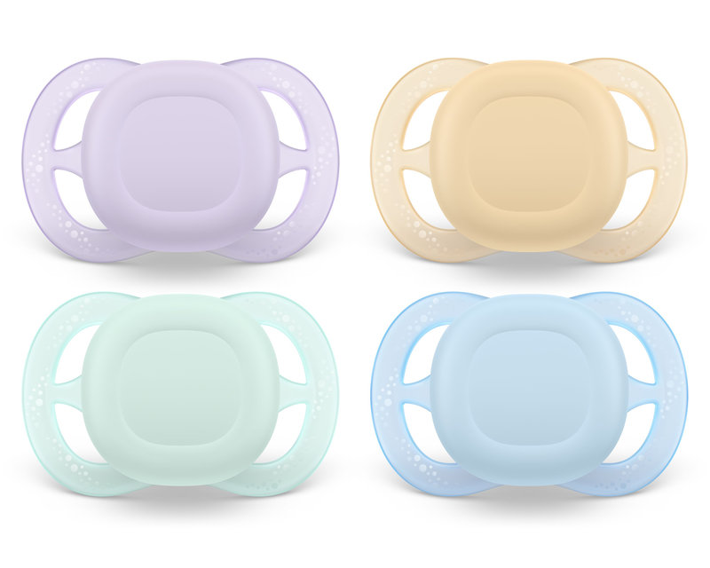 Lot de 2 Sucettes Ultra Start 0-2M couleur – coloris aléatoire Phillips Avent lot 