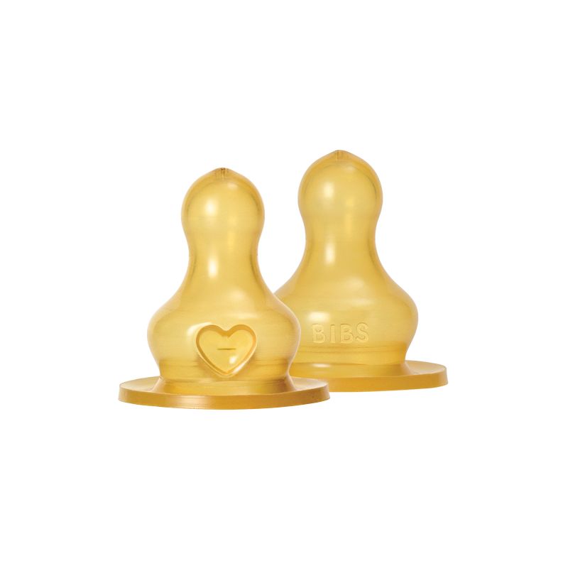 Lot de 2 tétines biberon en latex Bibs Débit rapide BIBS produit