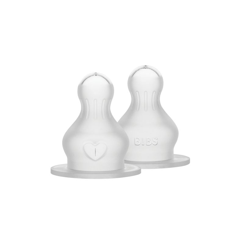 Lot de 2 Tétines Silicone pour biberon Bibs produit