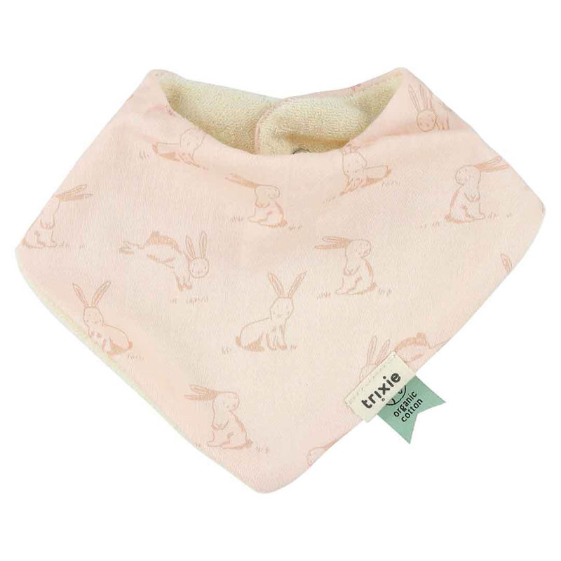 Lot de 3 bavoirs bandana mix Rosy Rabbit Trixie bandeau 1