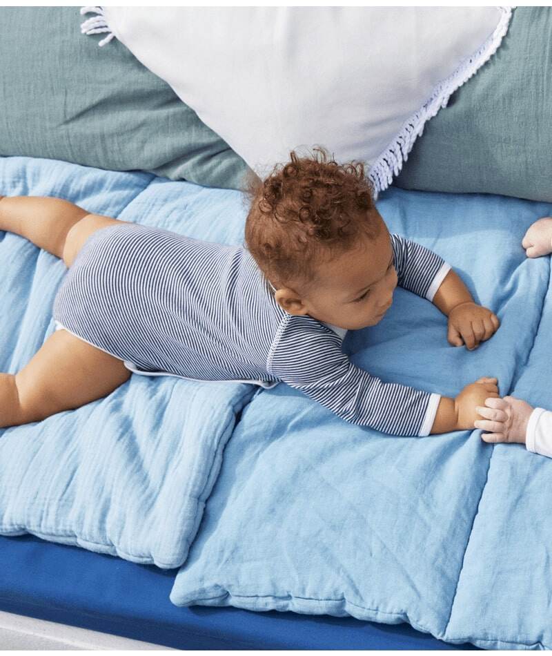 Lot de 3 Bodies Croisés Manches Longues Marinière Petit Bateau lifestyle