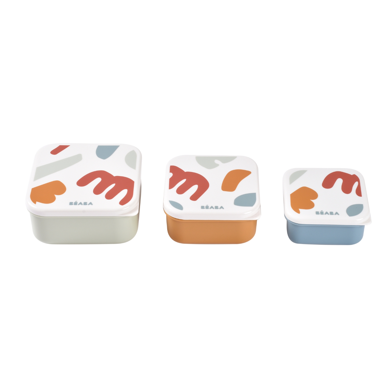 Lot de 3 Boîtes à goûter Playful BEABA taille