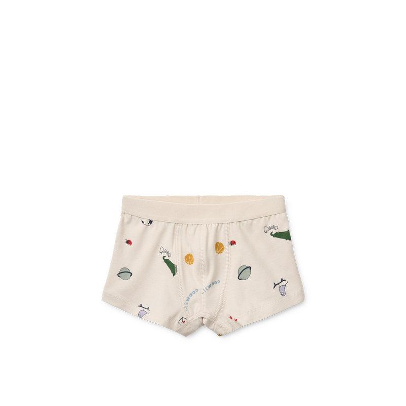 Lot de 3 boxers Marvin Dino Roar Mix Liewood produit 1