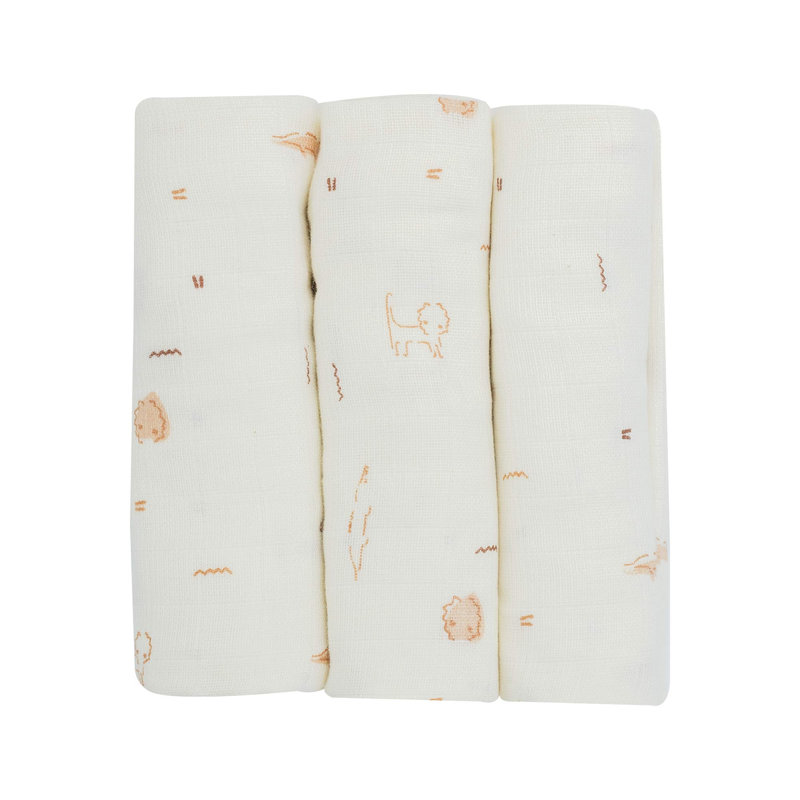 Lot 3 Langes 70 x 70 cm Tam-Tam Trois Kilos Sept produit 