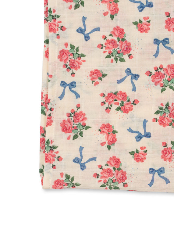 Lot de 3 langes en mousseline GOTS  Bella Rosita Konges Slojd zoom  