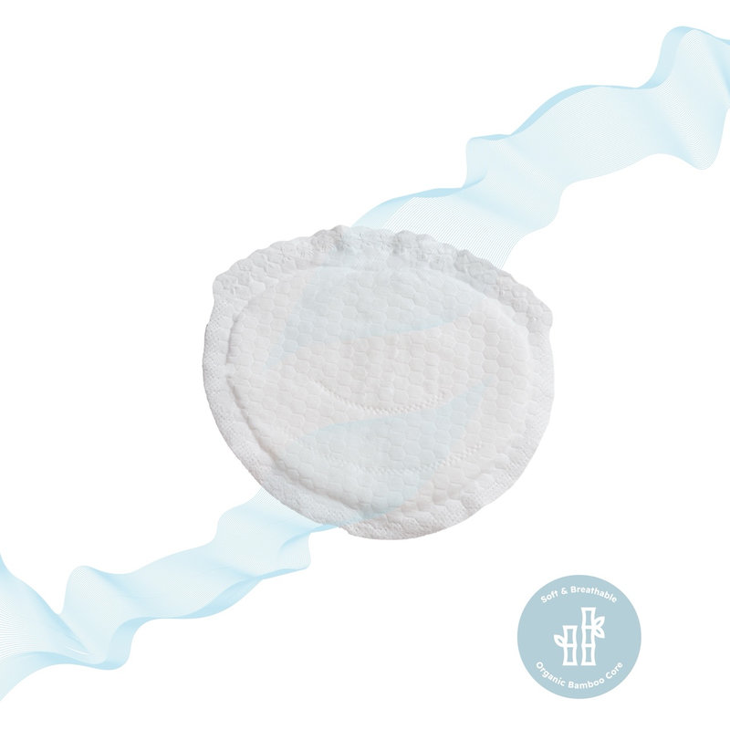 Lot de 50 coussinets d'allaitement jetables bambou Carriwell coussinet 2