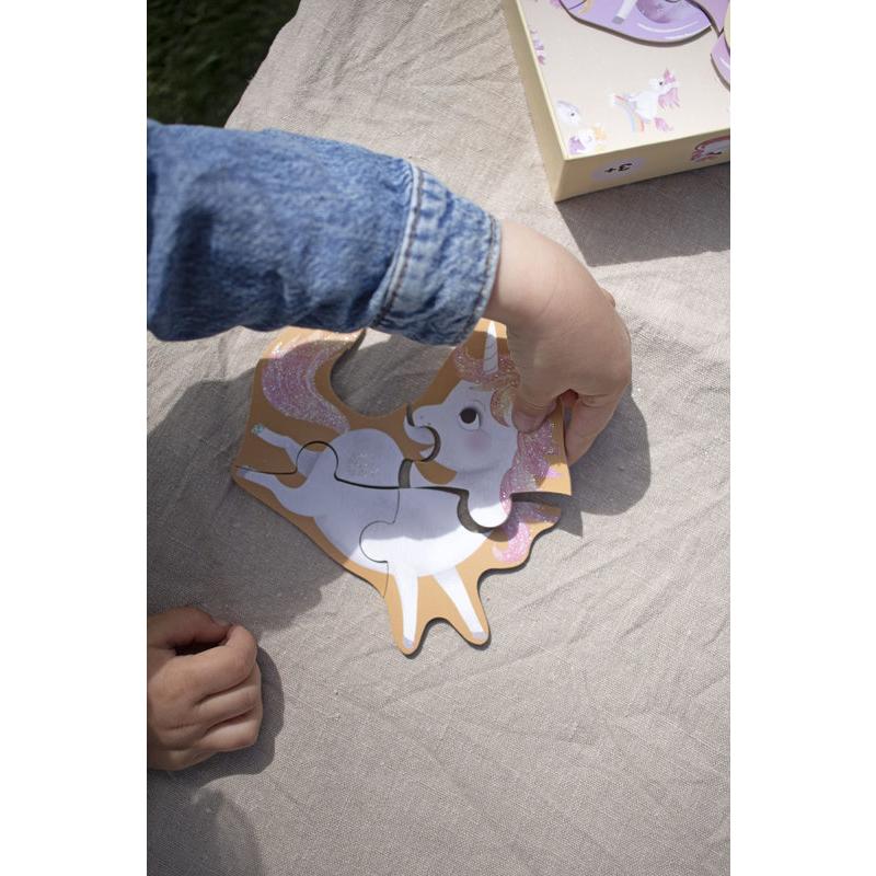 Lot de 7 puzzles La plage des licornes FILIBABBA lifestyle 3