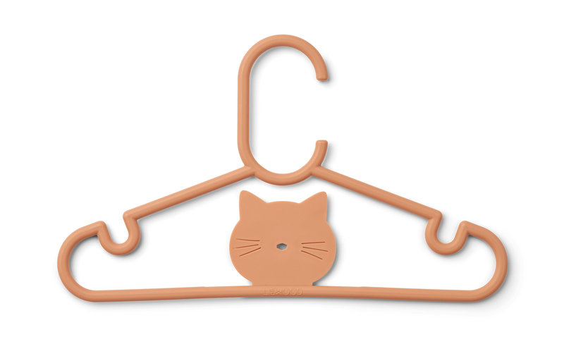 Lot de 8 Cintres Chat Falton Tuscany Rose Liewood Produit face 