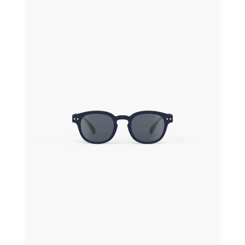 Lunettes de soleil 3 - 5 ans modèle #c Navy Blue IZIPIZI face