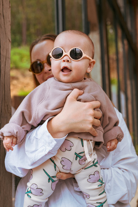 Lunettes de soleil bébé Diabola 2.0 0 – 1 an Abricot Ki et La lifestyle 1