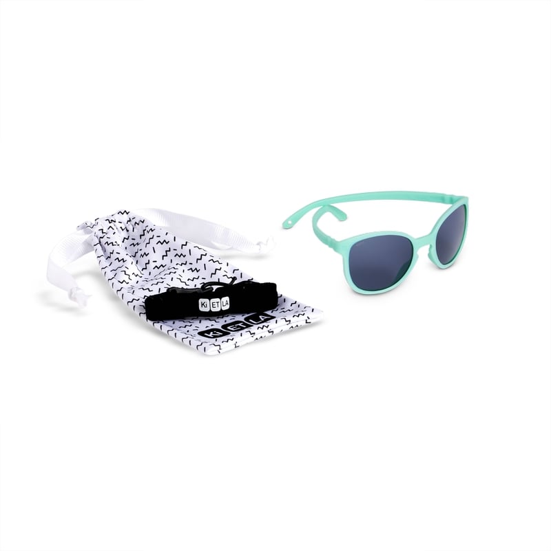 Lunettes de soleil enfant Wazz 2 – 4 ans Vert Menthe Ki et La set