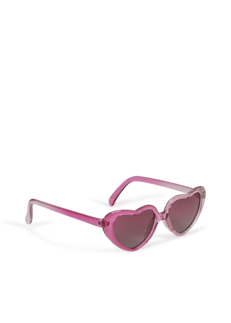 Lunettes de soleil pour bébé Coeur Rose Konges face