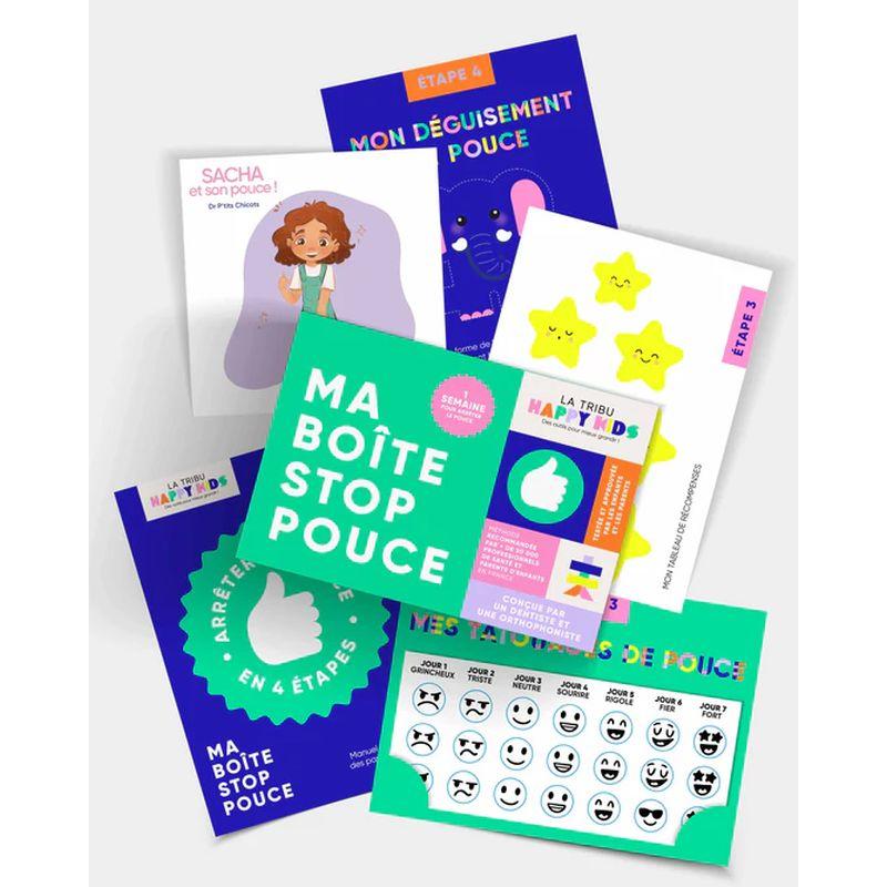 Ma Boite Stop Pouce LA TRIBU HAPPY KIDS éléments