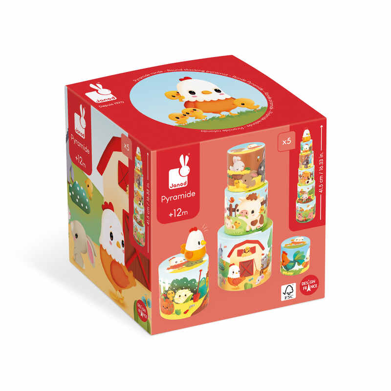 Ma Premiere Pyramide Poule Janod package