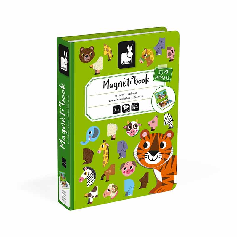 Magneti'Book Animaux 30 Magnets Janod Boîte